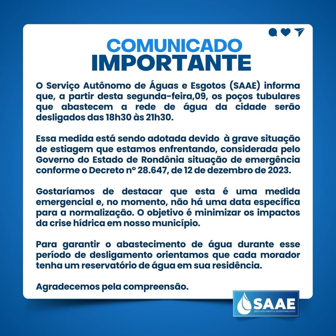 COMUNICADO DESLIGAMENTO